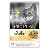 Purina Pro Plan Влажный корм для стерелиз. кошек (Курица) - 85 гр.