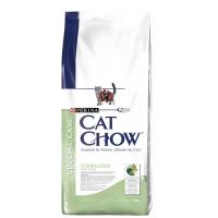 Purina Cat Chow Sterilized, для Кастрированных котов и Стерилизованных кошек - 400 гр.