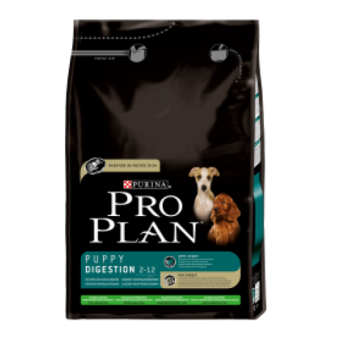 Purina Pro Plan Puppy Digestion(Ягненок, Рис), для щенков с чувствительным пищеварением - 3 кг.