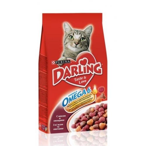 Darling Корм сухой для кошек с Мясом и овощами - 2 кг.