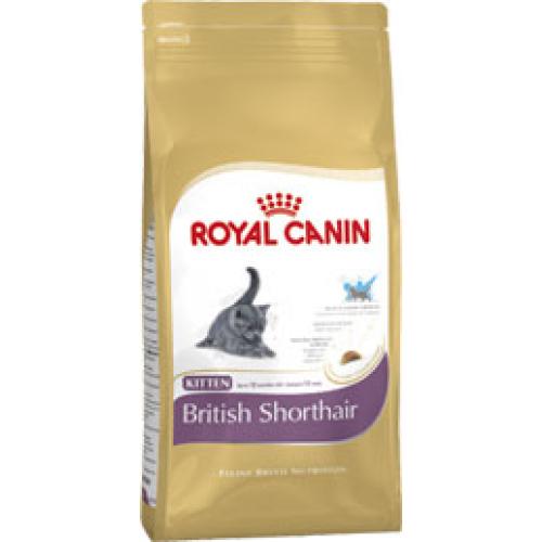 Royal Canin Kitten British Shorthair, для британских короткошерстных котят в возрасте до 12 месяцев - 2 кг.