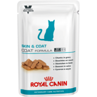 Royal Canin Skin & Coat Formula, для кастрированных/стерилизованных котов и кошек с повышенной чувствительностью кожи — 100 гр.