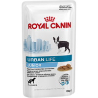 Royal Canin Urban Life Junior Wet, для щенков мелких и крупных размеров, живущих в городских условиях - 150 гр.