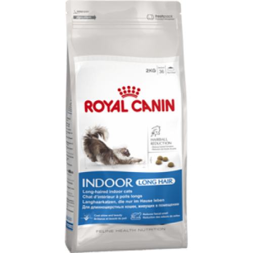 Royal Canin Indoor Long Hair 35, для длинношерстных кошек от 1 до 7 лет - 2 кг.