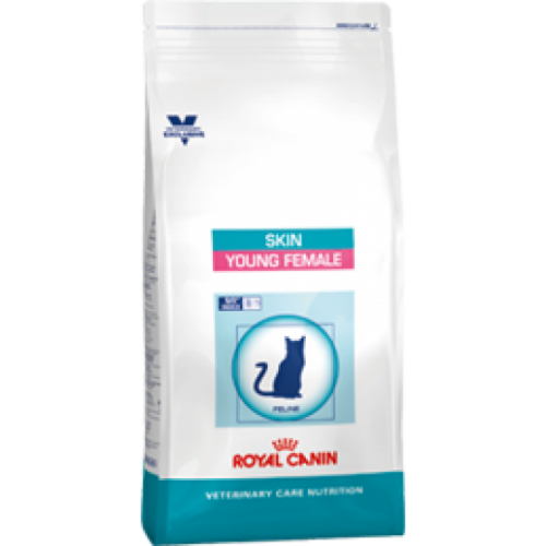Royal Canin Skin Young Female, для кастрированных/стерилизованных кошек до 7 лет с повышенной чувствительностью кожи и шерсти - 0,4 кг.