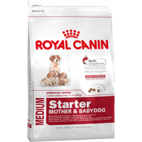 Royal Canin Medium Starter, для щенков в период отъёма до 2 месяцев, для беременных и лактирующих сук - 12 кг.
