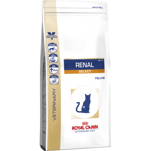 Royal Canin Renal Select Feline, диета для кошек при хронической почечной недостаточности - 4 кг.