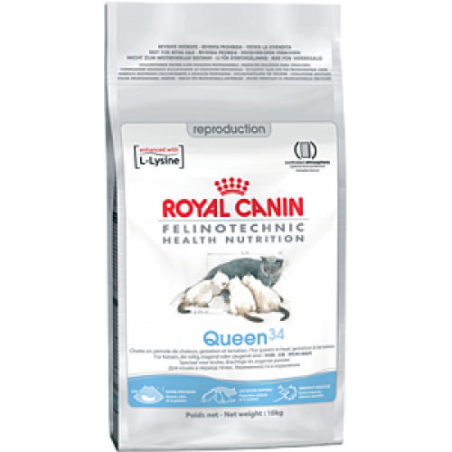 Royal Canin Queen 34, для беременных и кормящих кошек - 10 кг. Royal Canin Queen 34, для беременных и кормящих кошек - 10 кг.
