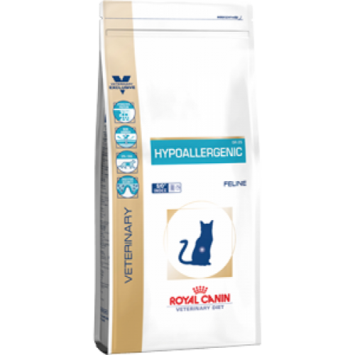 Royal Canin Hypoallergenic DR25, диета для кошек при пищевой аллергии или непереносимости - 4,5 кг.