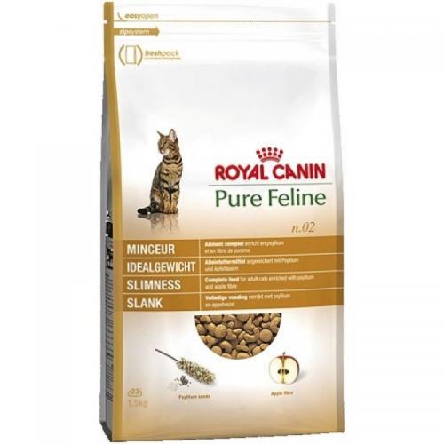 Royal Canin Pure Feline Slimness(Стройность, Цыпленок), для поддержания стройного силуэта кошки, на основе мяса цыпленка - 1,5 кг.