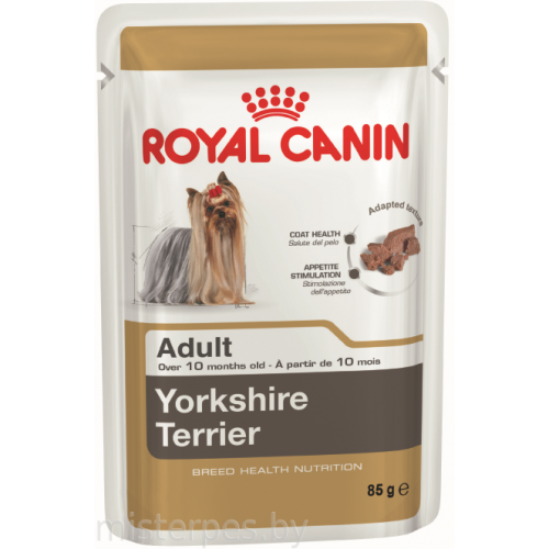 Royal Canin Yorkshire Terrier 85 г, паштет для Йоркш терьеров(мин.заказ 12шт)