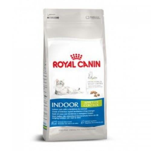 Royal Canin Indoor Appetite Control, для кошек, в возрасте от 1 до 7 лет, живущих в помещении и склонных к перееданию - 4 кг.