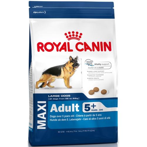Royal Canin Maxi Adult 5+, для собак старше 5 лет - 15 кг.