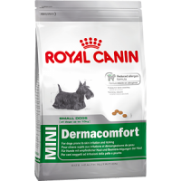 Royal Canin Mini Dermacomfort, здоровое питание для собак с чувствительной кожей, рекомендуется при раздражениях и зуде, связанных с повышенной чувствительностью кожи - 4 кг.