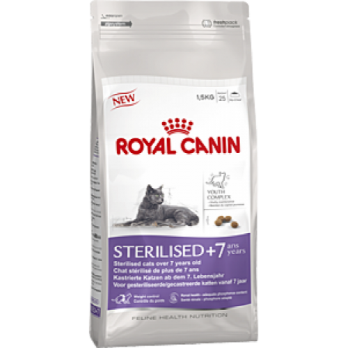 Royal Canin Sterilised 7+, для стерилизованных кошек старше 7 лет - 0,4 кг.
