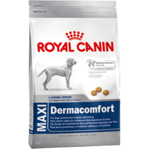 Royal Canin Maxi Dermacomfort, здоровое питание для собак с чувствительной кожей - 12 кг.