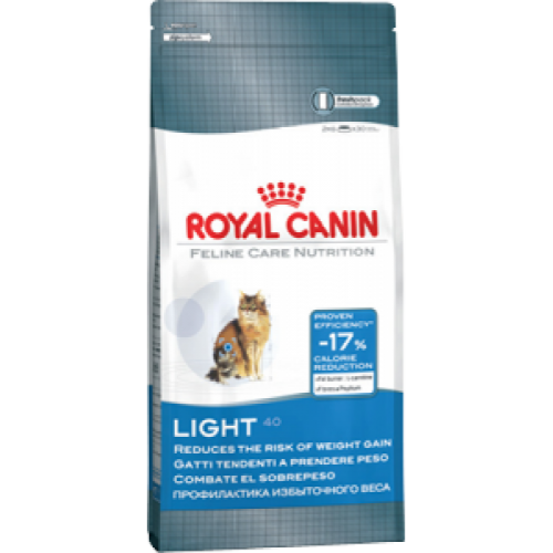 Royal Canin Light 40, для кошек с предрасположенностью к избыточному весу - 10 кг.