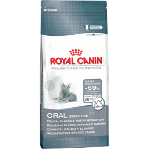 Royal Canin Oral Sensitive 30, для кошек, профилактика образования зубного налета и зубного камня - 1,5 кг.