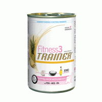 Trainer Fitness3 консервы Puppy & Junior Medium/Maxi Fish & Rice(Рыба и Рис), для щенков и юниоров средних и крупных пород - 400 гр.