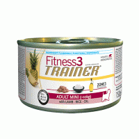 Trainer Fitness3 консервы Adult Mini Lamb & Rice(Ягненок и Рис), для взрослых собак мелких пород - 150 гр.