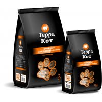 Терра Кот сух корм д/кошек с цыпленком 10кг.