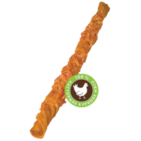 Куриные твистеры сушеные "Деревенские лакомства" для крупных собак, 90г.