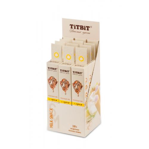 Снек молочный milk snack с сыром "TiTBiT" для мелких пород собак