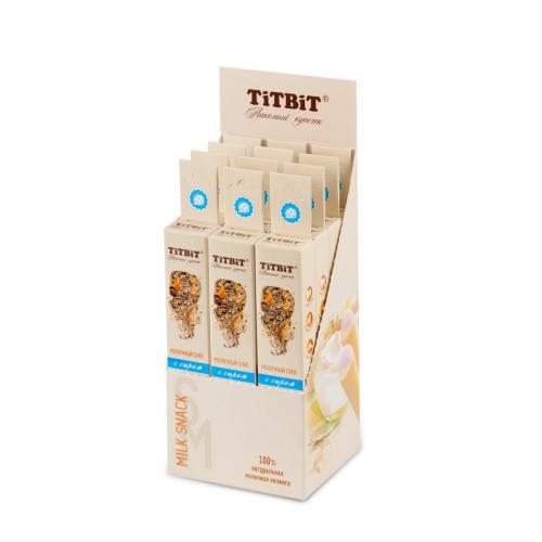 Снек молочный milk snack с сыром "TiTBiT" для средних пород собак