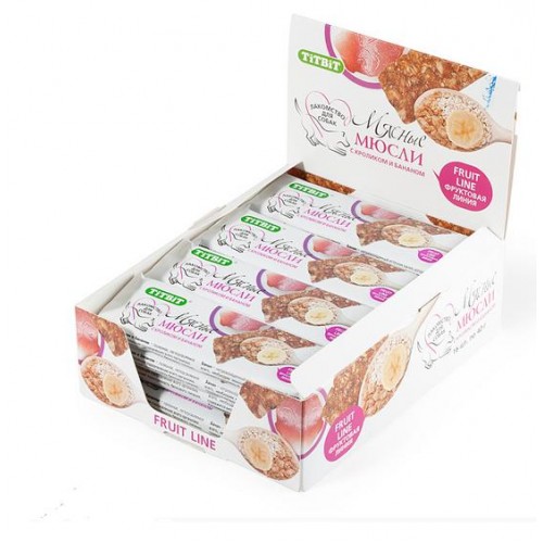 Мюсли Fruit с кроликом и бананом "TiTBiT"