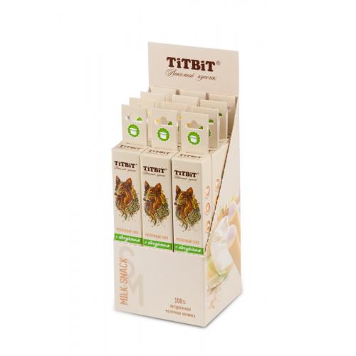 Снек молочный milk snack с йогуртом "TiTBiT" для средних пород собак