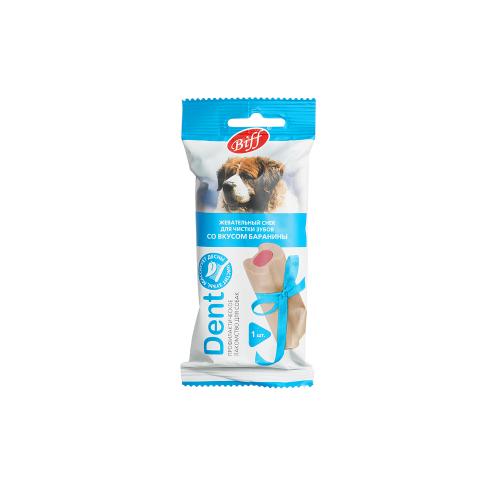 Жевательный снек DENT со вкусом баранины "Biff" Жевательный снек DENT со вкусом баранины "Biff"