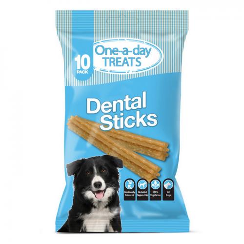 Лакомство для собак ТМ One-a-day 10 Dental Sticks для очистки зубов - 150 гр.