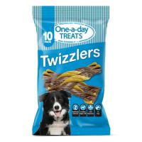 Лакомство для собак ТМ One-a-day Dental Sticks TWIZZLERS для очистки зубов с картошкой.