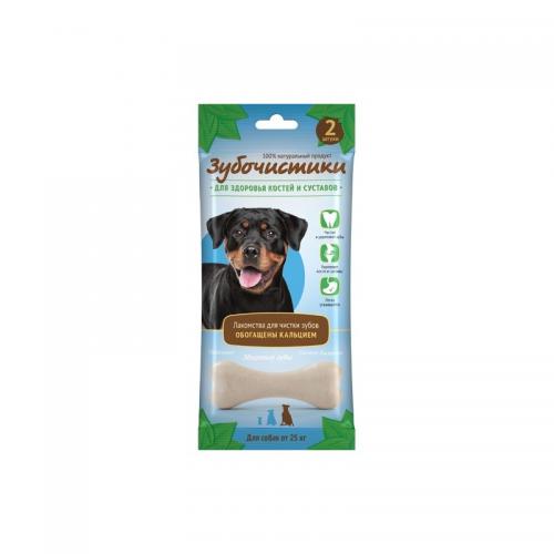 Зубочистики "Кальциевые" для собак крупных пород, "Деревенские лакомства", 2шт/105г