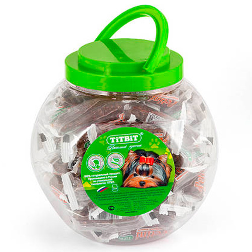 Колбаски Petini с ягненком - "TiTBiT"в пластиковой банке, 2 л (60 шт)