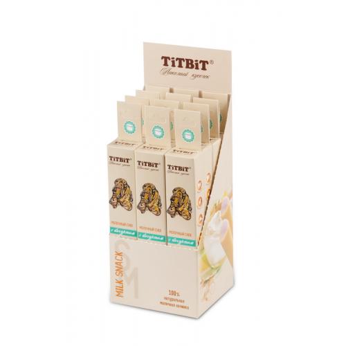 Снек молочный milk snack с йогуртом "TiTBiT" для мелких пород собак