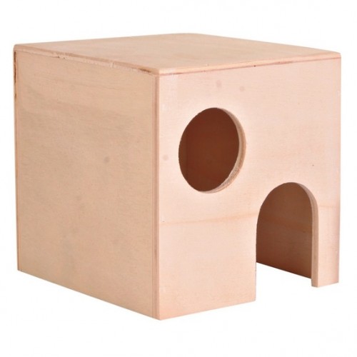 Домик "TRIXIE" для грызунов, деревянный, 10 x 10 x 11см