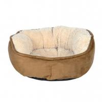 Лежак для собак "TRIXIE", "Othello", диам 50см,коричневый/бежевый