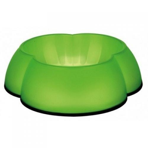 Миска "TRIXIE" для собак, пластиковая с резиновым ободом, 0,25 л/15 см