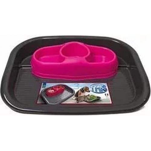 Контейнер для дом. питомца food tray "Tris" cm 52 x 41x 9 h