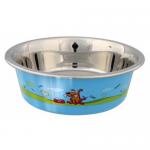 Миска "TRIXIE" из металла для собак с пластиковым покрытием, 0,875 л./диам.17см