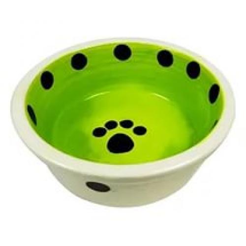 Миска керамическая с рисунком PAW д/кошек и собак, d=12.5см