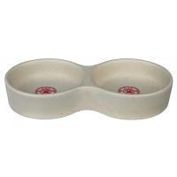 Миска "TRIXIE" керамическая, для кошек двойная 2х 0,2мл, 11 см