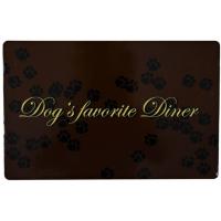 Коврик "TRIXIE" под миску "Dog`s favourite Diner", коричневый, 44 x 28 см