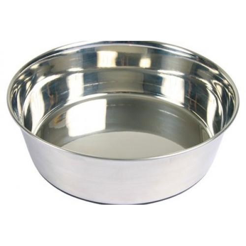 Миска "TRIXIE" из металла для собак с резиновым основанием, 1 л./диам.17см