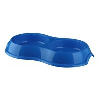 Миска "TRIXIE" для кошек, пластик двойная 2х0,2л/диам.11см