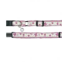 Ошейник "TRIXIE", для кошек, светоотражающий с колокольчиком, искусственная кожа/плюш