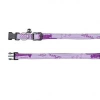 Ошейник "TRIXIE", для кошек "My Kitty Darling" XL, с рисунком и колокольчиком, нейлон