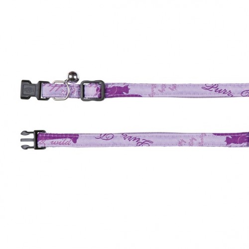 Ошейник "TRIXIE", для кошек "My Kitty Darling" XL, с рисунком и колокольчиком, нейлон