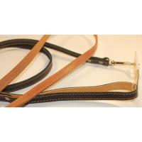 Поводок одинарный, с прошивкой (ш14мм, д120см) черный